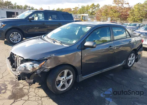 2011 Toyota Corolla S from USA, damaged, VIN 2T1BU4EE5BC648385